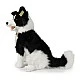 Eco plush toy Border Collie sitting 40 cm.