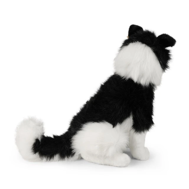 Eco plush toy Border Collie sitting 40 cm.