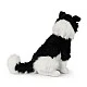 Eco plush toy Border Collie sitting 40 cm.