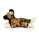 Plush African Wild Dog 34 cm. lying down
