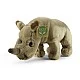 Plush rhino 23 cm.