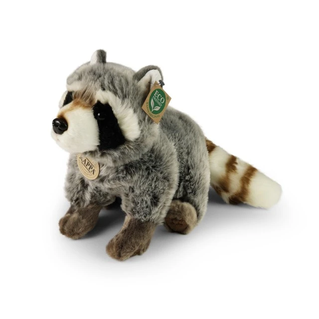 Plush Raccoon 28 cm. Eco Friends series
