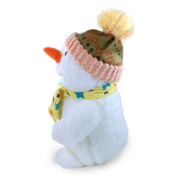 Plush toy Snowman with a hat 26 cm.
