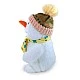 Plush toy Snowman with a hat 26 cm.