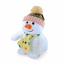 Plush toy Snowman with a hat 26 cm.