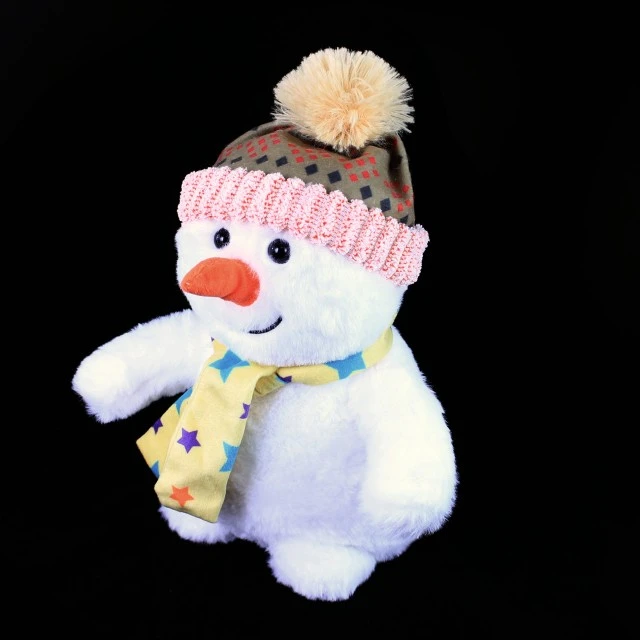 Plush toy Snowman with a hat 26 cm.