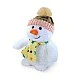 Plush toy Snowman with a hat 26 cm.