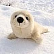 Plush White Seal 32 cm. Eco Friends series