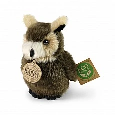 Plush Brown Owl 13 cm. Eco Friends series