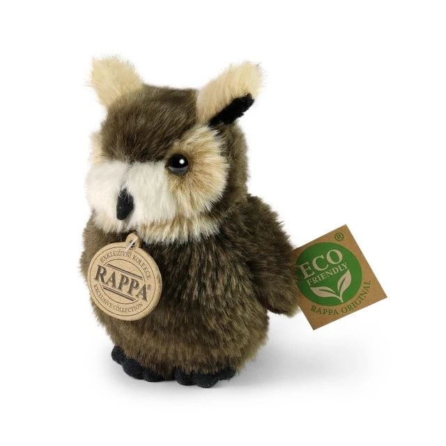Plush Brown Owl 13 cm. Eco Friends series