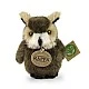 Plush Brown Owl 13 cm. Eco Friends series