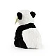 Eco plush toy Panda 23 cm. Soft Collection series