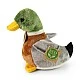 Plush Large Green-headed Duck with sound 22 cm. Eco Friends series