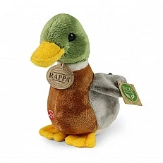 Plush Large Green-headed Duck with sound 22 cm. Eco Friends series