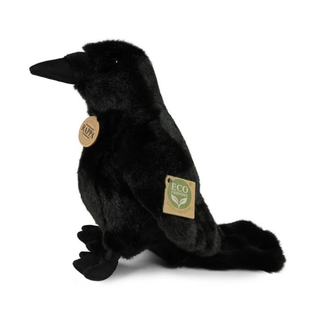 Plush Crow 25 cm. Eco Friends series