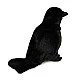Plush Crow 25 cm. Eco Friends series