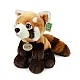 Plush Red Panda sitting 28 cm. Eco Friends series