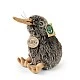 Plush Kiwi bird 15 cm. Eco friends series