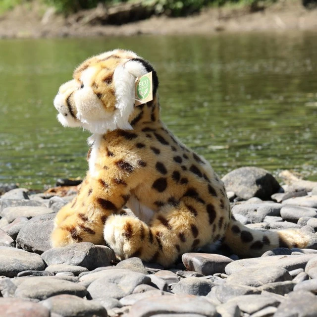 Plush Cheetah sitting 28 cm. Eco Friends series