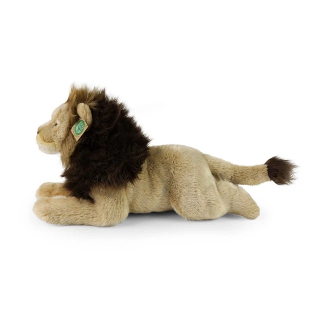 Large plush lion 44 cm. lying down Eco Friends series