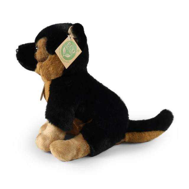 Plush dog German Shepherd sitting 23 cm. Soft Collection series