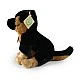 Plush dog German Shepherd sitting 23 cm. Soft Collection series