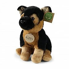 Plush dog German Shepherd sitting 23 cm. Soft Collection series
