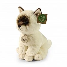 Plush Ragdoll cat sitting 23 cm. Soft Collection series