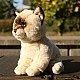 Plush Ragdoll cat sitting 23 cm. Soft Collection series