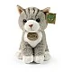 Plush Gray Cat Sitting 23 cm. Soft Collection series