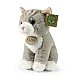 Plush Gray Cat Sitting 23 cm. Soft Collection series