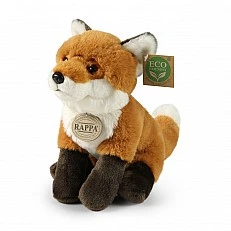 Plush Fox sitting 23 cm. Soft Collection series