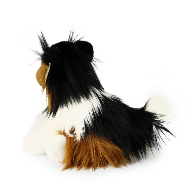 Plush Dog Collie sitting 28 cm. Eco Friends series