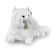 Plush White Persian Cat 30 cm. lying