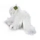Plush White Persian Cat 30 cm. lying