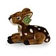 Plush toy Deer lying down 22 cm.