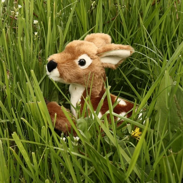 Plush toy Deer lying down 22 cm.