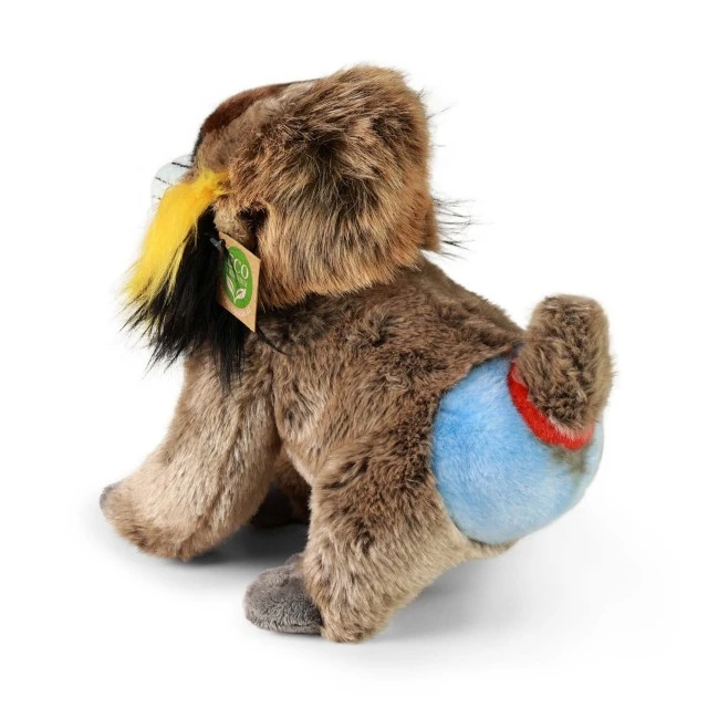 Plush Eco toy Mandrill standing 28 cm.