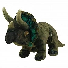 Large Triceratops plush toy 39 cm.