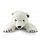 Large plush Polar Bear lying down 109 cm.