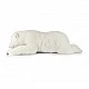Large plush Polar Bear lying down 109 cm.