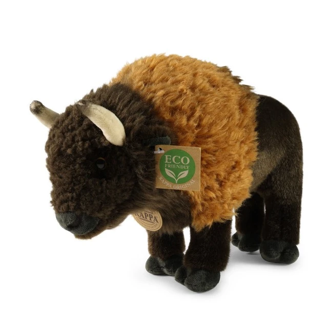 Plush Bison standing 30 cm.