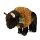Plush Bison standing 30 cm.