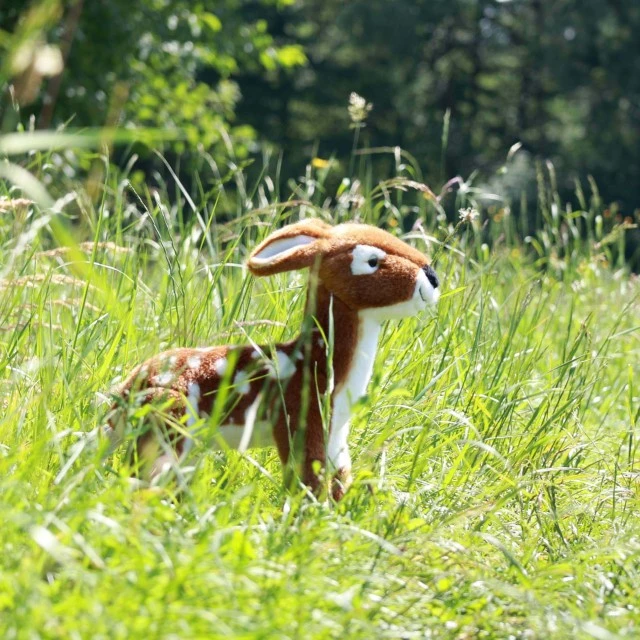 Plush Deer standing 30 cm. Eco Friends series