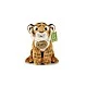 Plush Bengal Tiger sitting 15 cm.