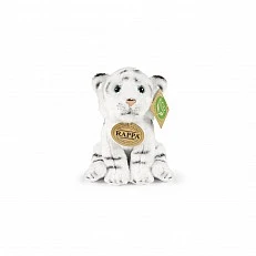 Plush White Tiger Sitting 15 cm.