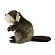 Plush Beaver standing 25 cm.