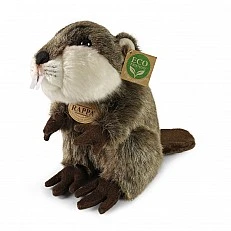 Plush Beaver standing 25 cm.