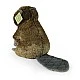 Plush Beaver baby 22 cm. sitting