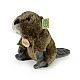 Plush Beaver baby 22 cm. sitting